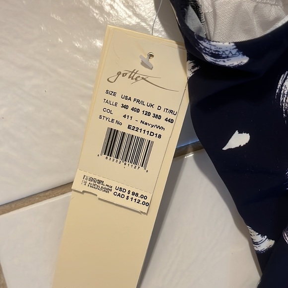 Profile by Gottex tankini top. 34D. Never worn. New with tags. - Picture 4 of 5